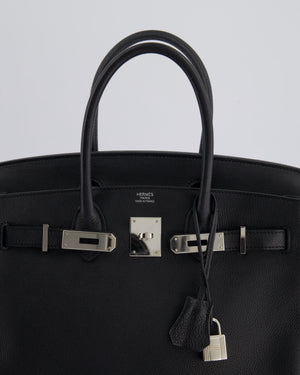 Hermès Black Birkin 30cm Bag in Togo Leather with Palladium Hardware