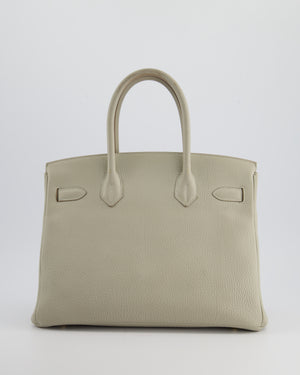 Hermès Birkin 30cm Bag in Beton Togo Leather with Palladium Hardware