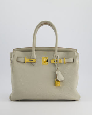 Hermès Birkin 30cm Bag in Beton Togo Leather with Palladium Hardware