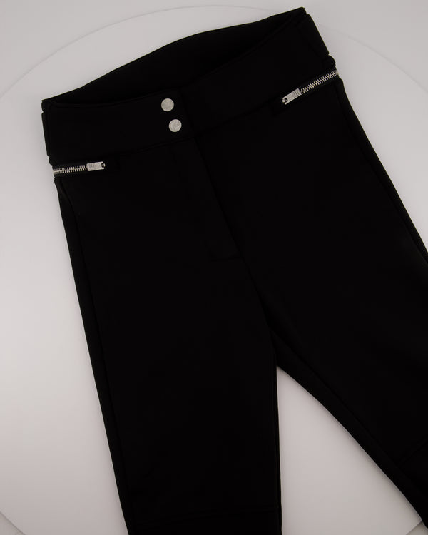 Fulsap Black Elancia Ski Bowl Trousers Size FR36 (UK 8) RRP £630