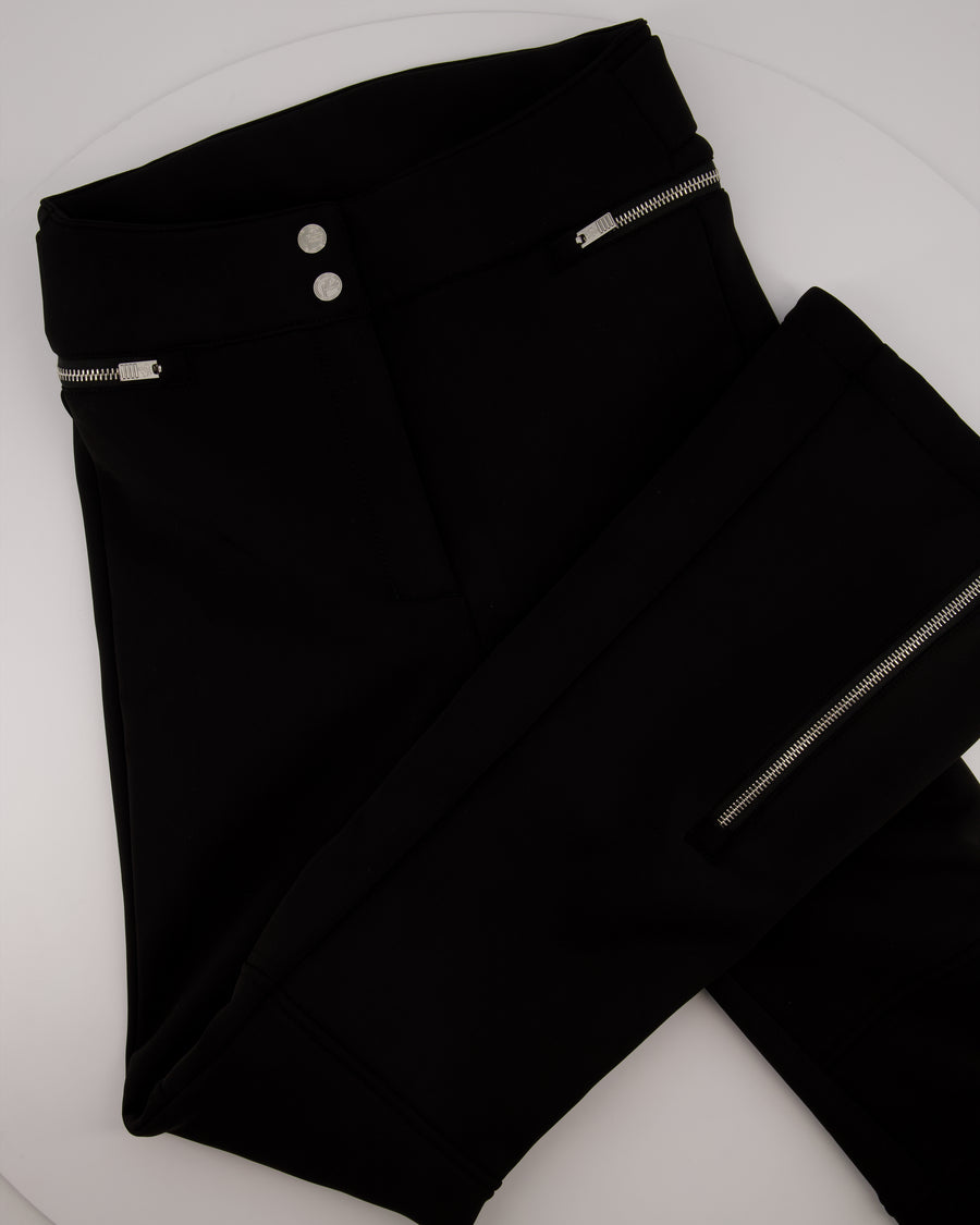 Fulsap Black Elancia Ski Bowl Trousers Size FR36 (UK 8) RRP £630