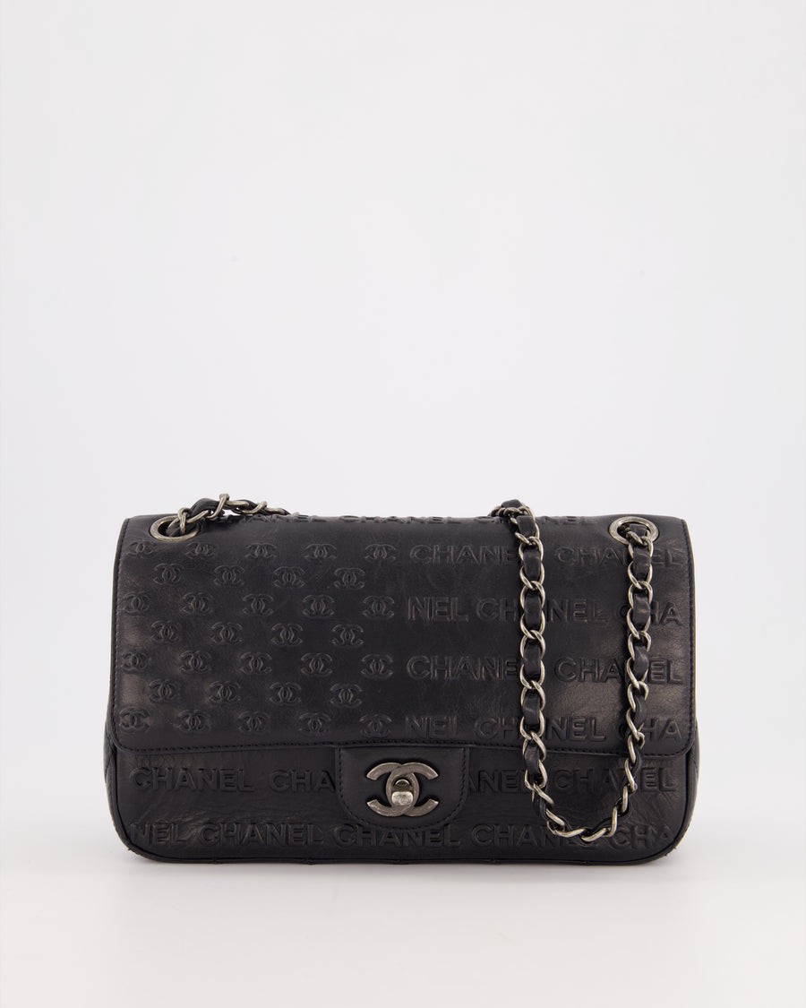 *RARE* Chanel 2014 Paris Dallas Single Flap Embossed Quilted CC Bag with Ruthenium Hardware