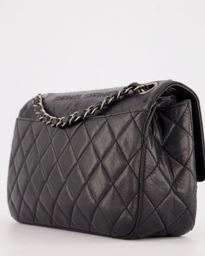 *RARE* Chanel 2014 Paris Dallas Single Flap Embossed Quilted CC Bag with Ruthenium Hardware