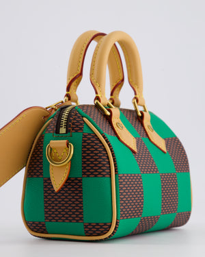 Louis Vuitton Speedy Bandoulière 18 in Damier Pop Canvas with Gold Hardware RRP £1,960