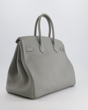 Hermès Birkin 35cm Retourne in Gris Mouette Togo Leather with Palladium Hardware