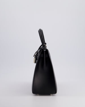 *SUPER FIRE PRICE* Hermès Kelly Sellier 25cm Bag in Black Sombrero Leather with Palladium Hardware