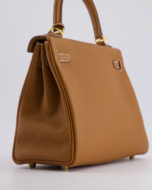 *SUPER FIRE PRICE* Hermès Kelly Bag 25cm Retourne in Gold Togo Leather with Gold Hardware