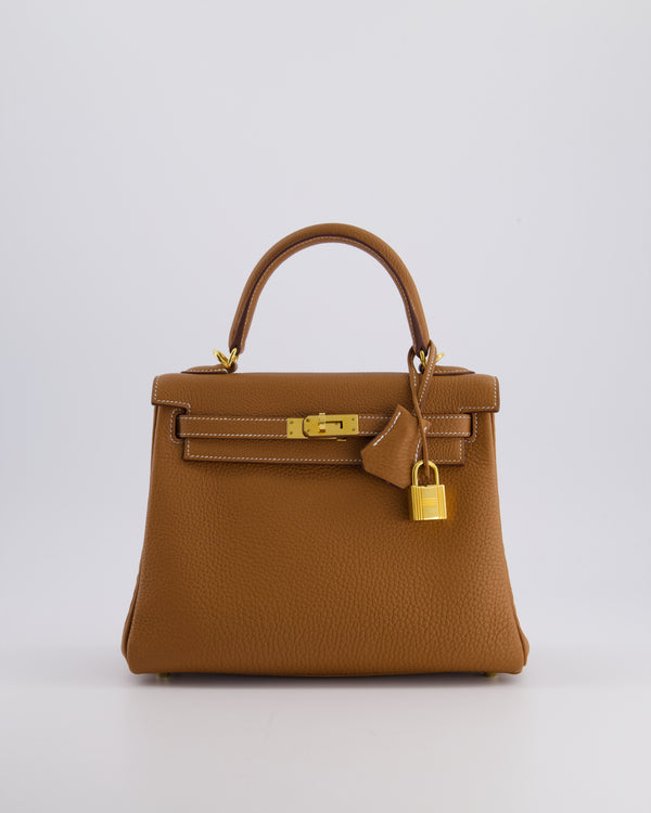 *SUPER FIRE PRICE* Hermès Kelly Bag 25cm Retourne in Gold Togo Leather with Gold Hardware