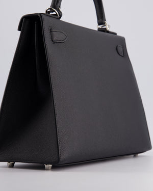 *FIRE PRICE* Hermès Kelly 28cm Sellier Bag in Noir Epsom Leather with Palladium Hardware