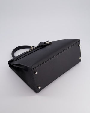 *FIRE PRICE* Hermès Kelly 28cm Sellier Bag in Noir Epsom Leather with Palladium Hardware