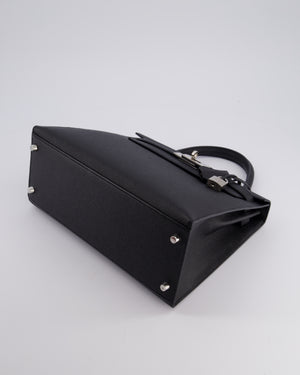 *FIRE PRICE* Hermès Kelly 28cm Sellier Bag in Noir Epsom Leather with Palladium Hardware