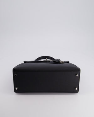 *FIRE PRICE* Hermès Kelly 28cm Sellier Bag in Noir Epsom Leather with Palladium Hardware