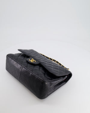 Chanel Black Jumbo Classic Double Flap Bag in Caviar Leather with Gold Hardware RRP £9,540