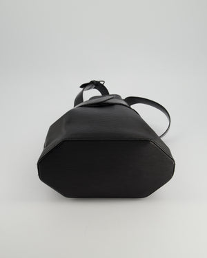 Louis Vuitton Sac D'Epaule Bag in Black Epi Leather with Internal Wallet and Strap