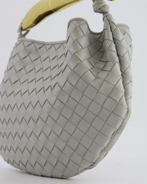 Bottega Veneta Sardine Bag in Agate Grey Intrecciato Leather with Gold Hardware RRP £3,320