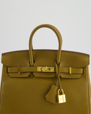 *HOT COLOUR* Hermès Birkin 25cm Retourne in Bronze Dore Togo Leather with Gold Hardware