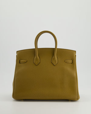 *HOT COLOUR* Hermès Birkin 25cm Retourne in Bronze Dore Togo Leather with Gold Hardware