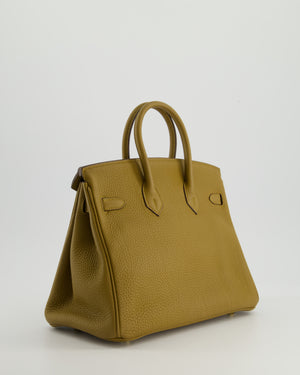 *HOT COLOUR* Hermès Birkin 25cm Retourne in Bronze Dore Togo Leather with Gold Hardware