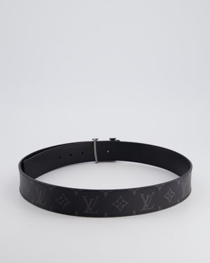 Louis Vuitton Menswear Black Monogram Belt Size 90cm