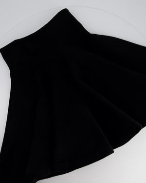 Alaïa Black A-Line High Waist Skirt Size FR 38 (UK 10)