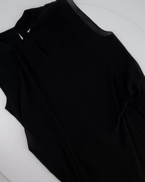 Maison Margiela Black Sleeveless Midi Dress Size IT 42 (UK 10)