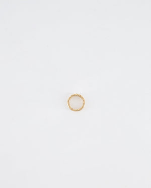 Bvlgari Yellow Gold and White Ceramic B.Zero1 Ring Size 49 RRP £1,940