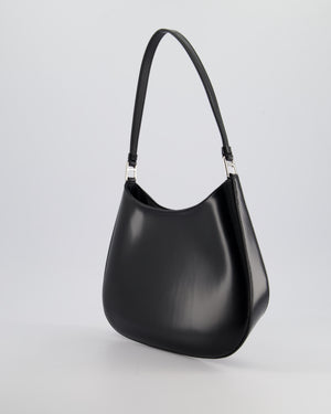 Prada Black Cleo Brushed Leather Shoulder Bag RRP £2400