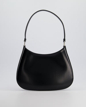 Prada Black Cleo Brushed Leather Shoulder Bag RRP £2400