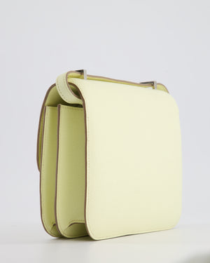 *FIRE PRICE* Hermès Constance III Mini Miroir 18cm Bag in Jaune Milton Epsom Leather with Palladium Hardware