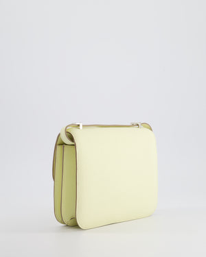 *FIRE PRICE* Hermès Constance III Mini Miroir 18cm Bag in Jaune Milton Epsom Leather with Palladium Hardware