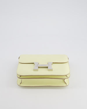 *FIRE PRICE* Hermès Constance III Mini Miroir 18cm Bag in Jaune Milton Epsom Leather with Palladium Hardware