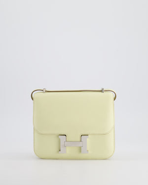 *FIRE PRICE* Hermès Constance III Mini Miroir 18cm Bag in Jaune Milton Epsom Leather with Palladium Hardware