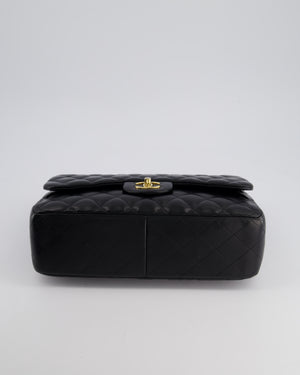 Chanel Black Jumbo Classic Double Flap Bag in Lambskin with Gold Hardware Bag