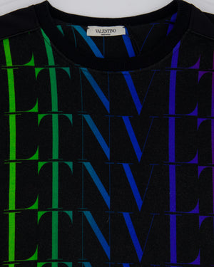 Valentino Multi-Colour "VLTN" Long Sleeve Jumper Size M (EU 48)