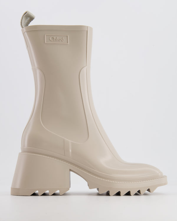 Chloé Beige Nomad Betty Rain Boots Size EU 38 RRP £420