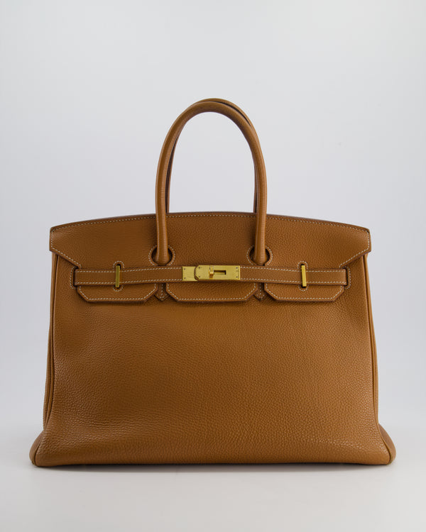 Hermès Birkin 35cm Bag in Gold Togo Leather with Gold Hardware