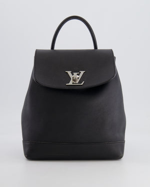 *FIRE PRICE* Louis Vuitton Black Leather Lockme Backpack Bag with Silver Logo Detail RRP £2,290