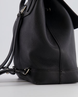 *FIRE PRICE* Louis Vuitton Black Leather Lockme Backpack Bag with Silver Logo Detail RRP £2,290