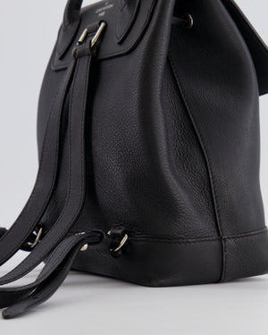 *FIRE PRICE* Louis Vuitton Black Leather Lockme Backpack Bag with Silver Logo Detail RRP £2,290