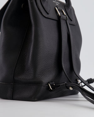 *FIRE PRICE* Louis Vuitton Black Leather Lockme Backpack Bag with Silver Logo Detail RRP £2,290