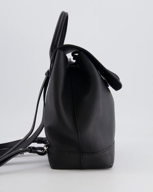 *FIRE PRICE* Louis Vuitton Black Leather Lockme Backpack Bag with Silver Logo Detail RRP £2,290