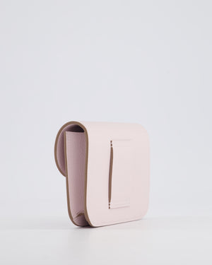 Hermès Constance Slim Belt Wallet Bag in Mauve Pale Evercolor Leather with Palladium Hardware