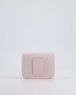 Hermès Constance Slim Belt Wallet Bag in Mauve Pale Evercolor Leather with Palladium Hardware