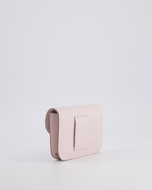 Hermès Constance Slim Belt Wallet Bag in Mauve Pale Evercolor Leather with Palladium Hardware