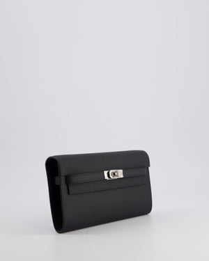 Hermès Kelly To Go Bag in Black Epsom Leather with Palladium Hardware