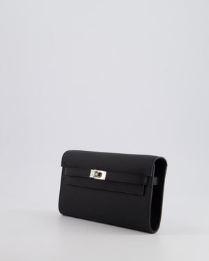 Hermès Kelly To Go Bag in Black Epsom Leather with Palladium Hardware