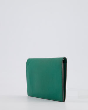 Hermès Citizen Twill Long Wallet in Vert Vertigo Evercolour Leather RRP £1,410