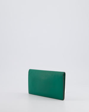 Hermès Citizen Twill Long Wallet in Vert Vertigo Evercolour Leather RRP £1,410