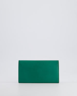 Hermès Citizen Twill Long Wallet in Vert Vertigo Evercolour Leather RRP £1,410