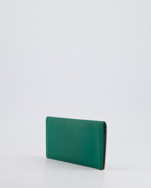 Hermès Citizen Twill Long Wallet in Vert Vertigo Evercolour Leather RRP £1,410